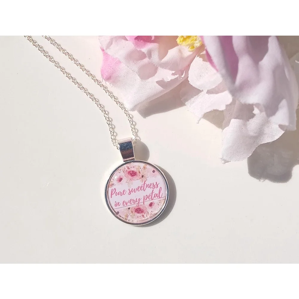 Flower Girl Necklace: Wedding Keepsake Gift